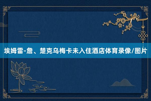 埃姆雷-詹、楚克乌梅卡未入住酒店体育录像/图片
