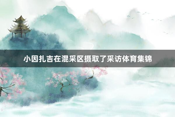 小因扎吉在混采区摄取了采访体育集锦