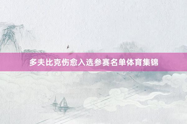 多夫比克伤愈入选参赛名单体育集锦