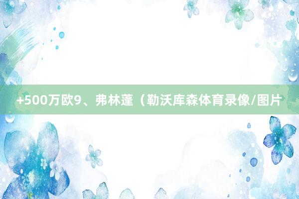 +500万欧9、弗林蓬（勒沃库森体育录像/图片