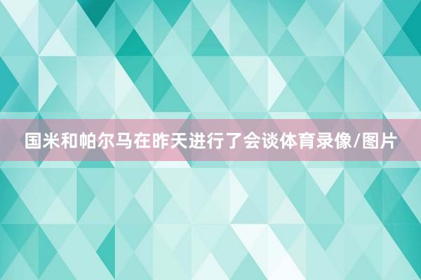国米和帕尔马在昨天进行了会谈体育录像/图片