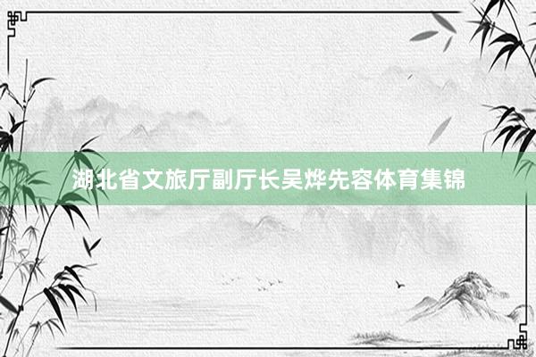 湖北省文旅厅副厅长吴烨先容体育集锦