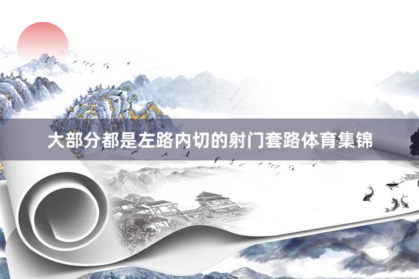 大部分都是左路内切的射门套路体育集锦