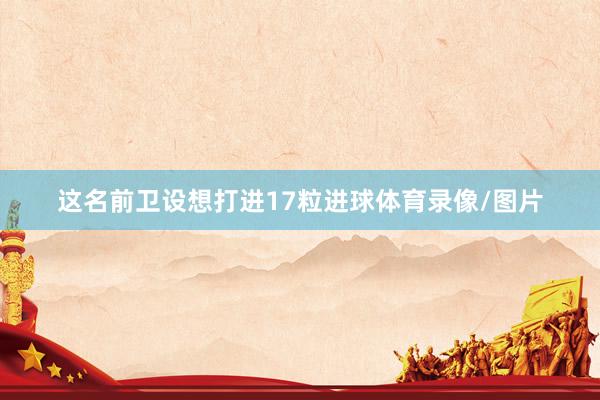 这名前卫设想打进17粒进球体育录像/图片