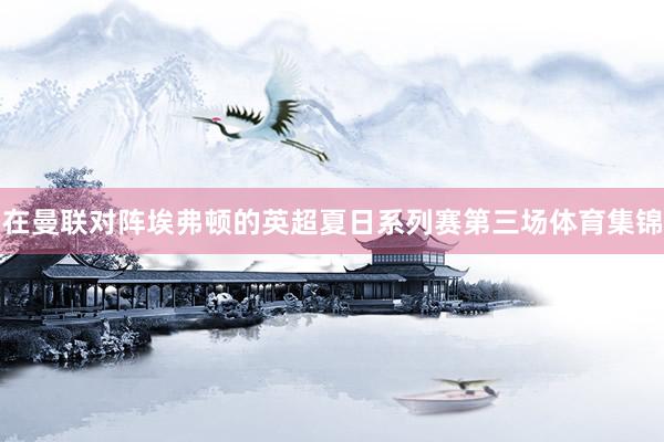 在曼联对阵埃弗顿的英超夏日系列赛第三场体育集锦