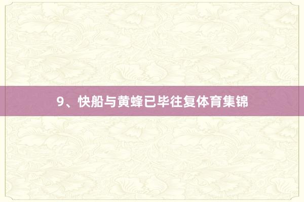9、快船与黄蜂已毕往复体育集锦