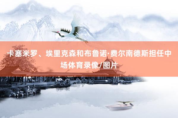 卡塞米罗、埃里克森和布鲁诺·费尔南德斯担任中场体育录像/图片