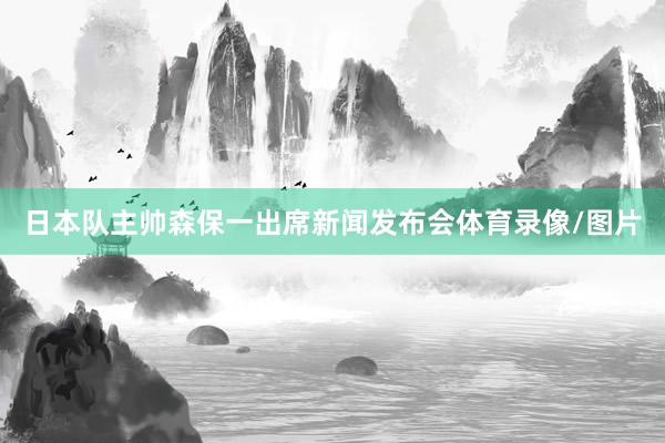 日本队主帅森保一出席新闻发布会体育录像/图片