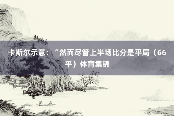 卡斯尔示意：“然而尽管上半场比分是平局（66平）体育集锦