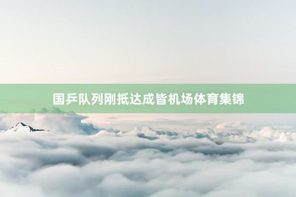 国乒队列刚抵达成皆机场体育集锦