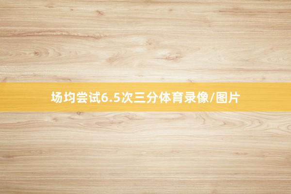 场均尝试6.5次三分体育录像/图片