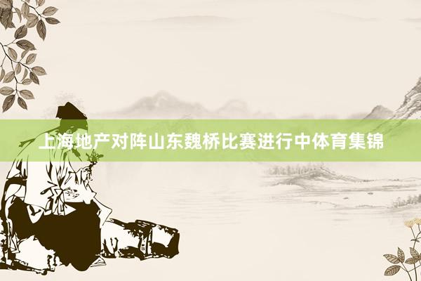 上海地产对阵山东魏桥比赛进行中体育集锦