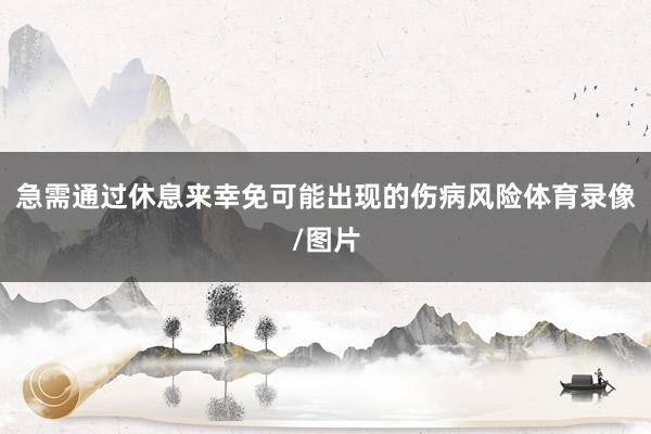 急需通过休息来幸免可能出现的伤病风险体育录像/图片