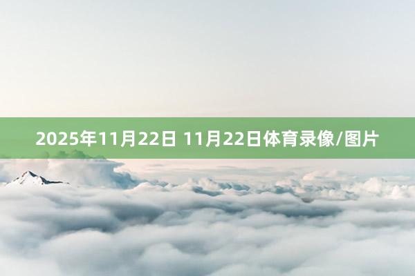 2025年11月22日 11月22日体育录像/图片