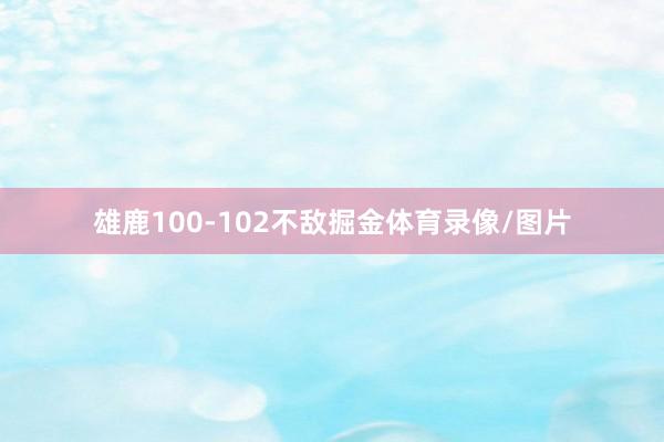 雄鹿100-102不敌掘金体育录像/图片